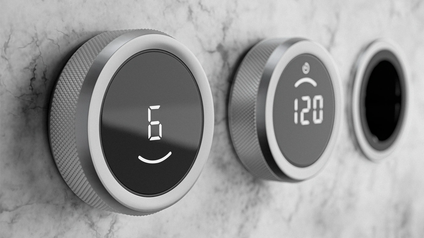 BORA Professional 3.0 Bedienknebel am Kochfeld bora professional 3.0 bedienknebel mit touch