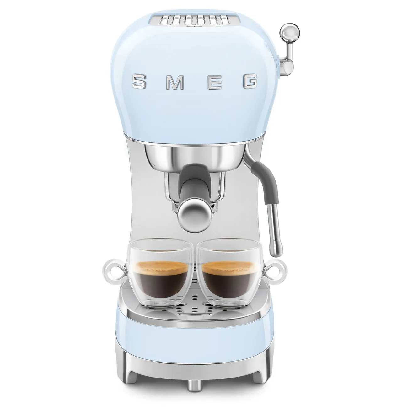 Smeg ECF02PBEU Espresso-Kaffeemaschine Pastellblau Smeg ECF02PBEU Espresso-Kaffeemaschine Pastellblau