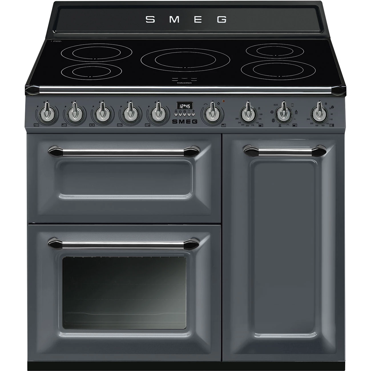 Smeg TR93IGR2 Induktions-Standherd Slate Grey