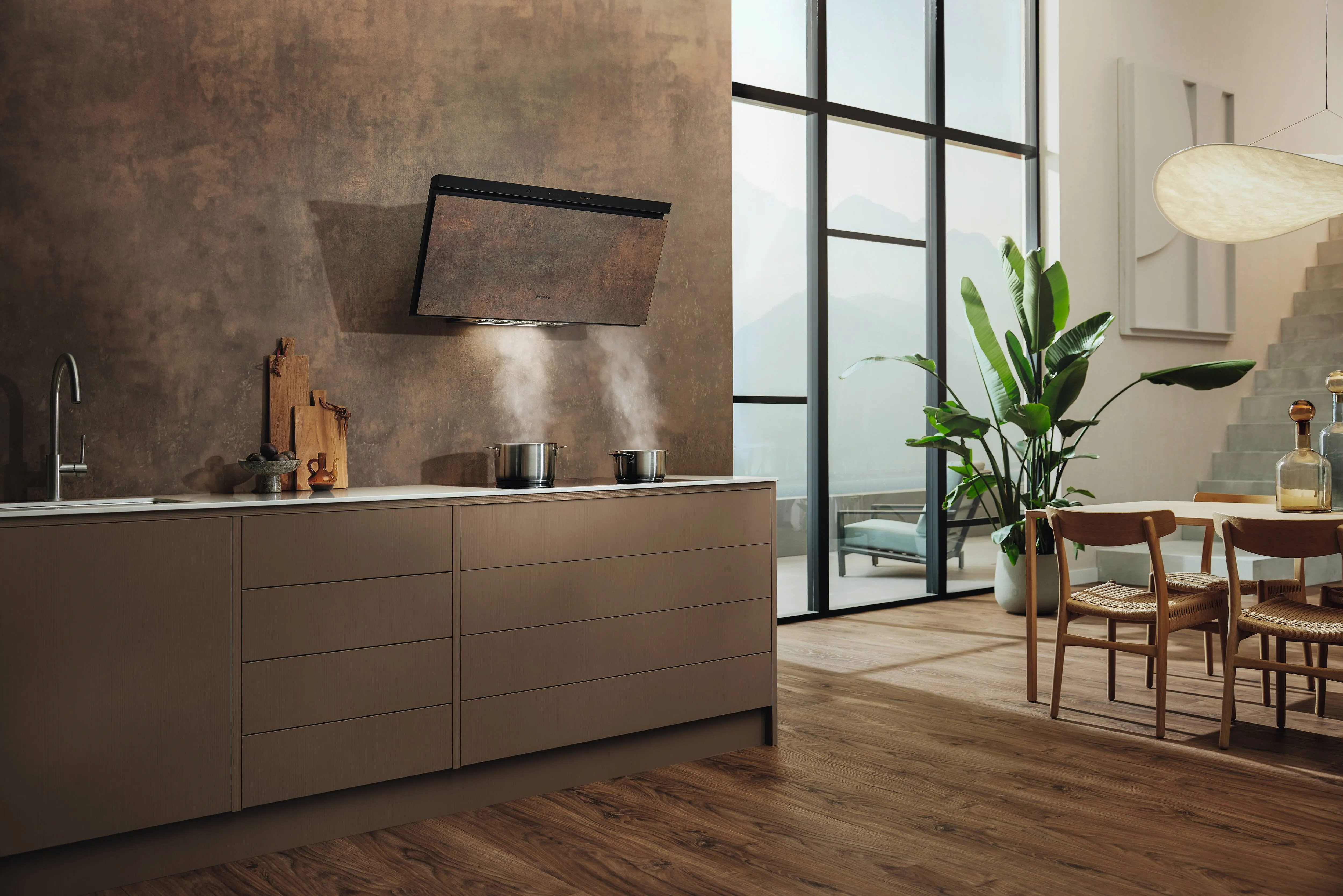 Miele DAH 4970 Sienna Wand-Dunstabzugshaube Patina Bronze