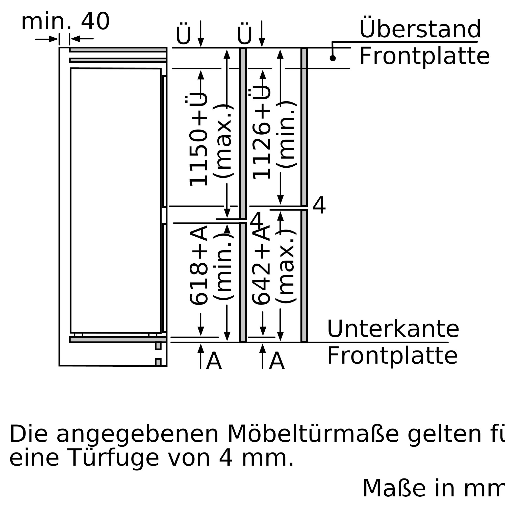 Siemens KI87SSDE0 Einbau-Kühl-Gefrierkombination 