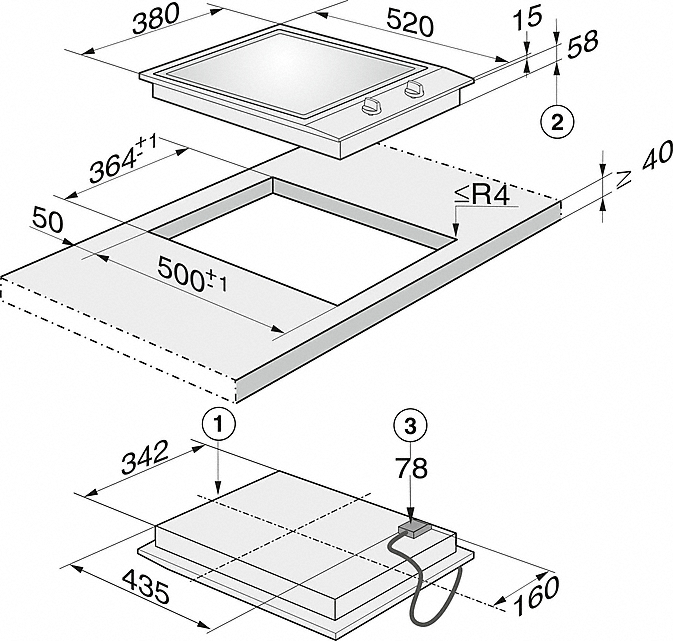 Miele CS 1327 Y ProLine-Element Edelstahl