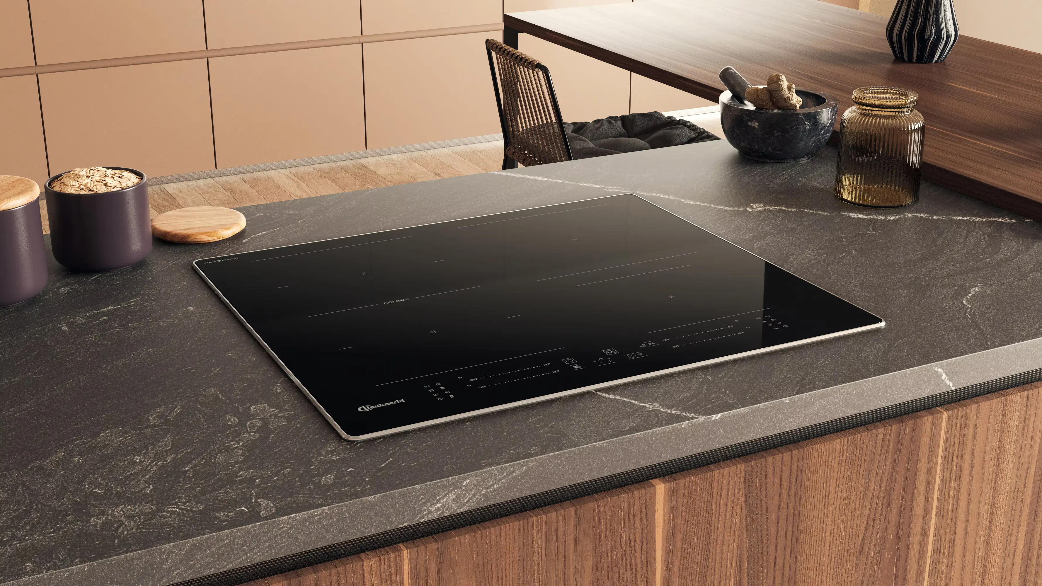 Bauknecht BS 5860F CPAL Einbau-Induktionskochfeld Schwarz