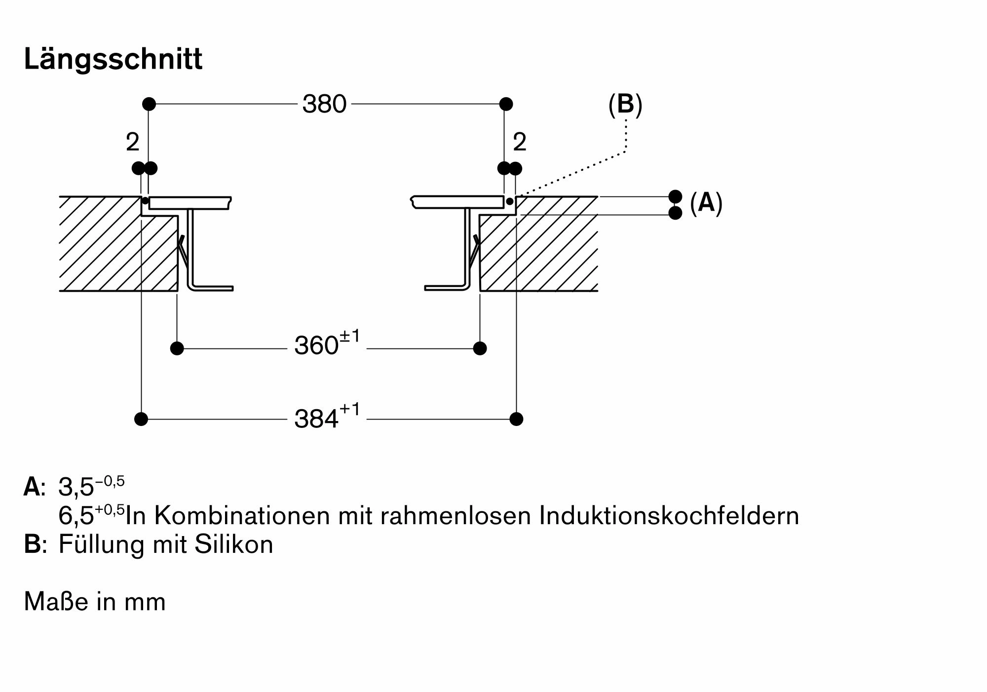 Gaggenau VR414111 Elektrokochfeld Edelstahl