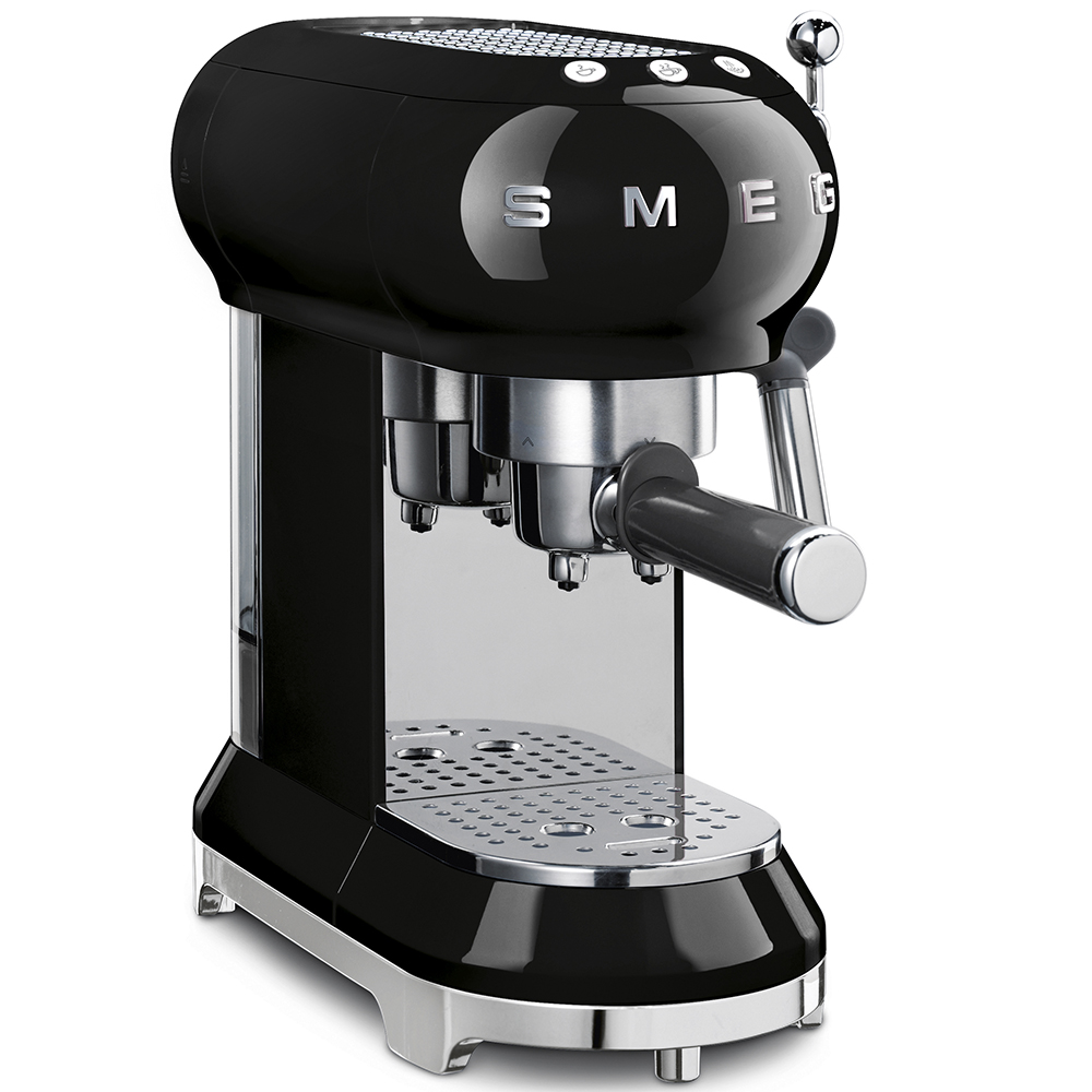 Smeg ECF01BLEU Espresso-Kaffeemaschine Schwarz