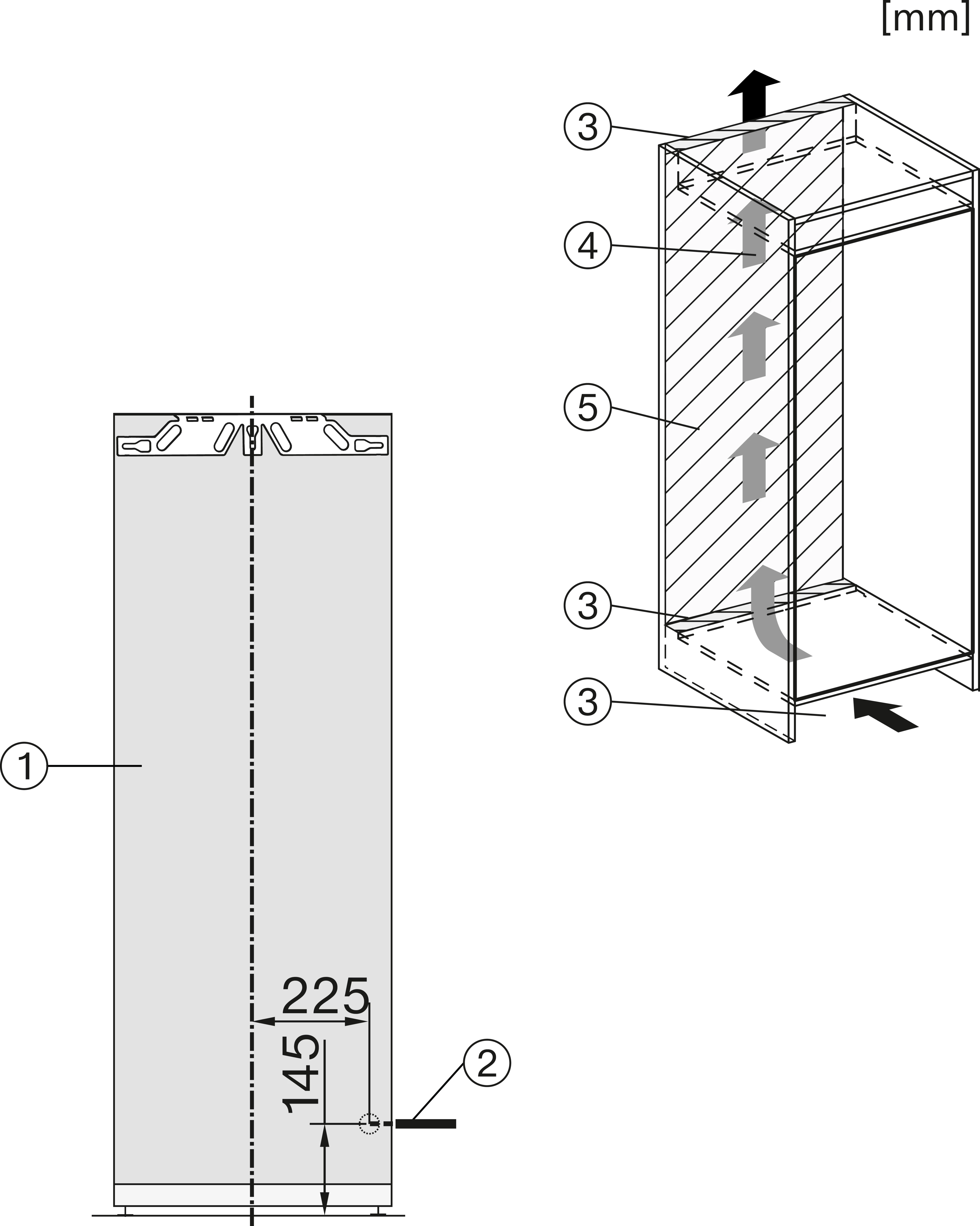 Miele K 7678 D Einbau-Kühl-Gefrierkombination