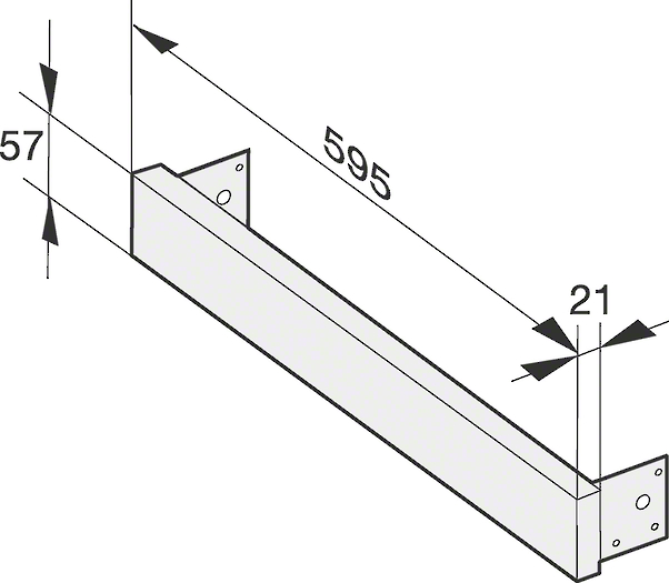 Miele AB 42-1 BRWS Ausgleichsblende Brillantweiß