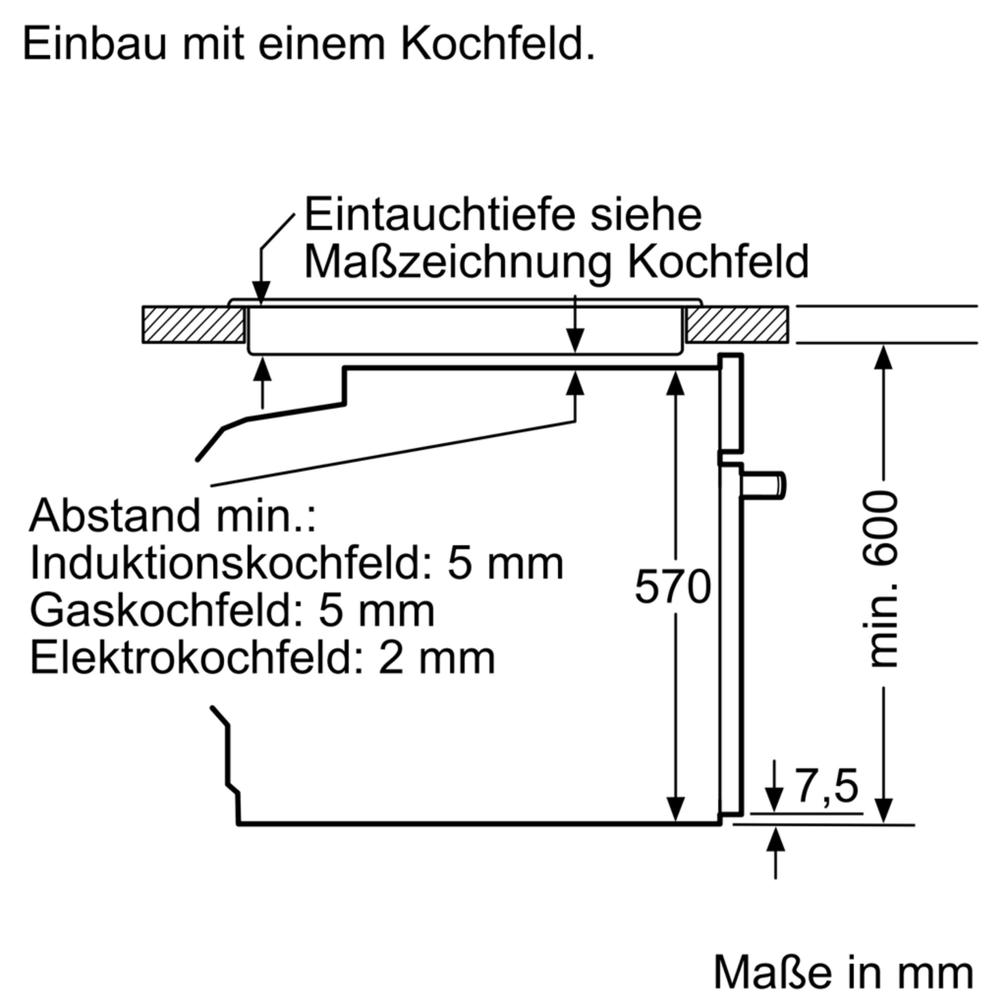 Siemens HB213ABS0 Einbau-Backofen Edelstahl