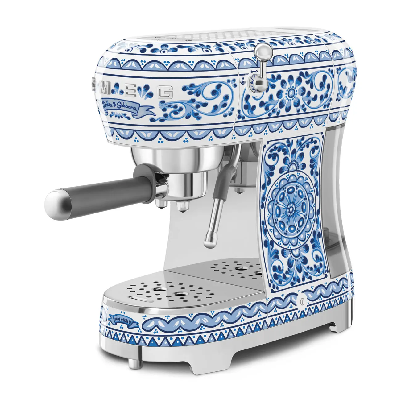 Smeg ECF02DGBEU Espresso-Kaffeemaschine Dolce & Gabbana Smeg ECF02DGBEU Espresso-Kaffeemaschine Dolce & Gabbana