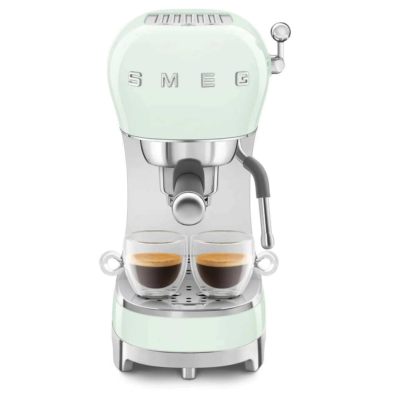 Smeg ECF02PGEU Espresso-Kaffeemaschine Pastellgrün