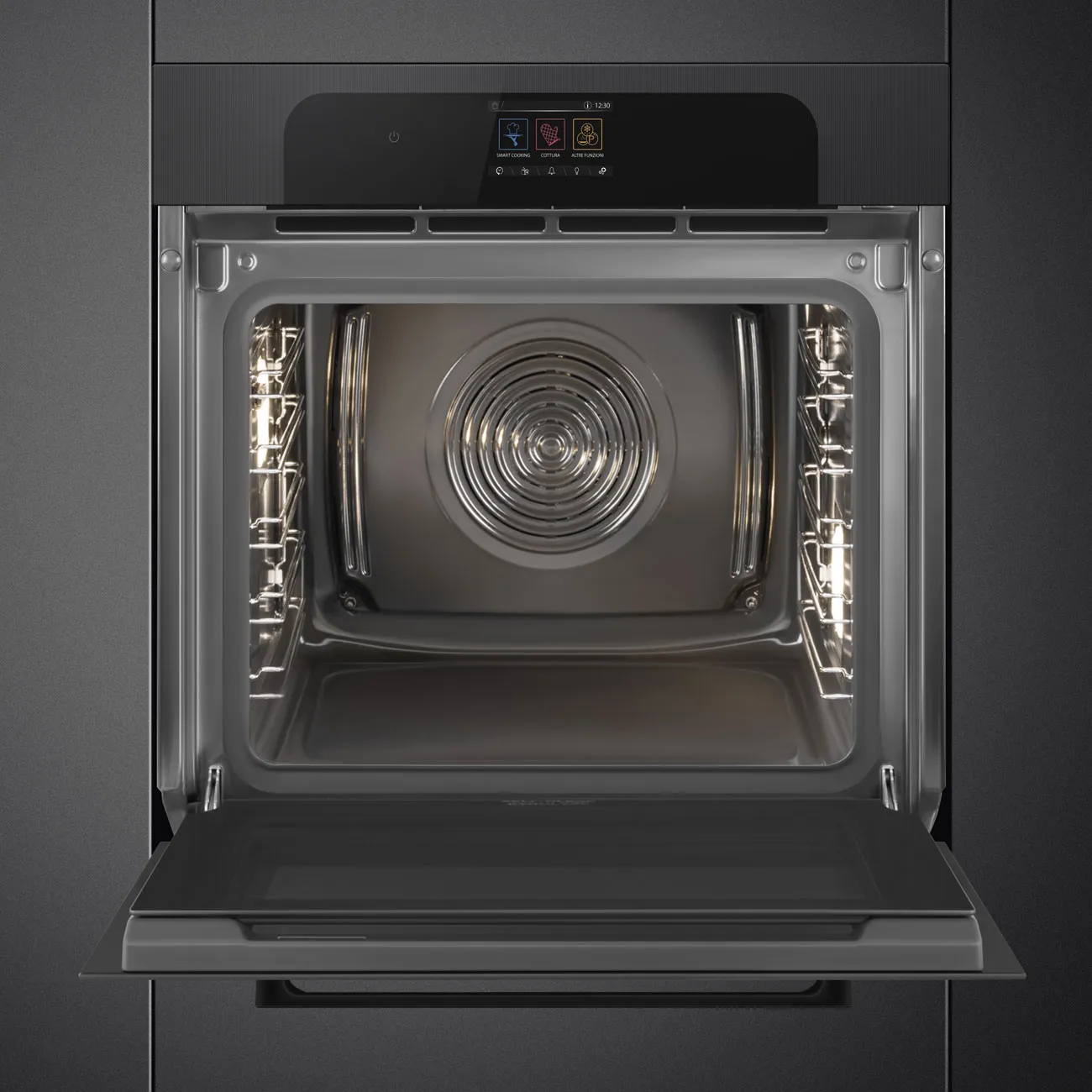 Smeg SO6204S4PB Einbau Backofen mit Dampfunterstützung Schwarz