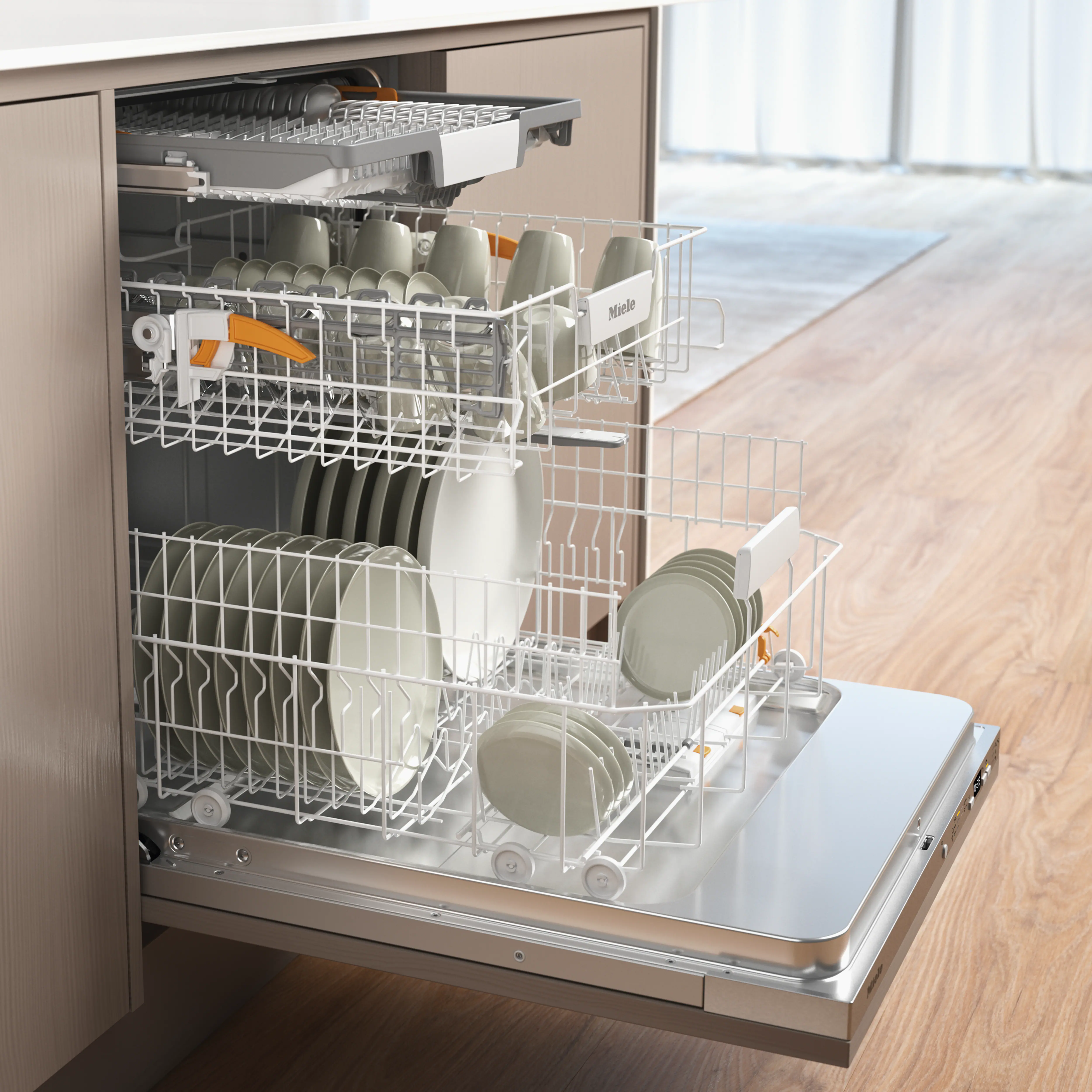 [Zweite Wahl] Miele G 5350 SCVi Active Plus Vollintegrierter Geschirrspüler Edelstahl/CleanSteel 