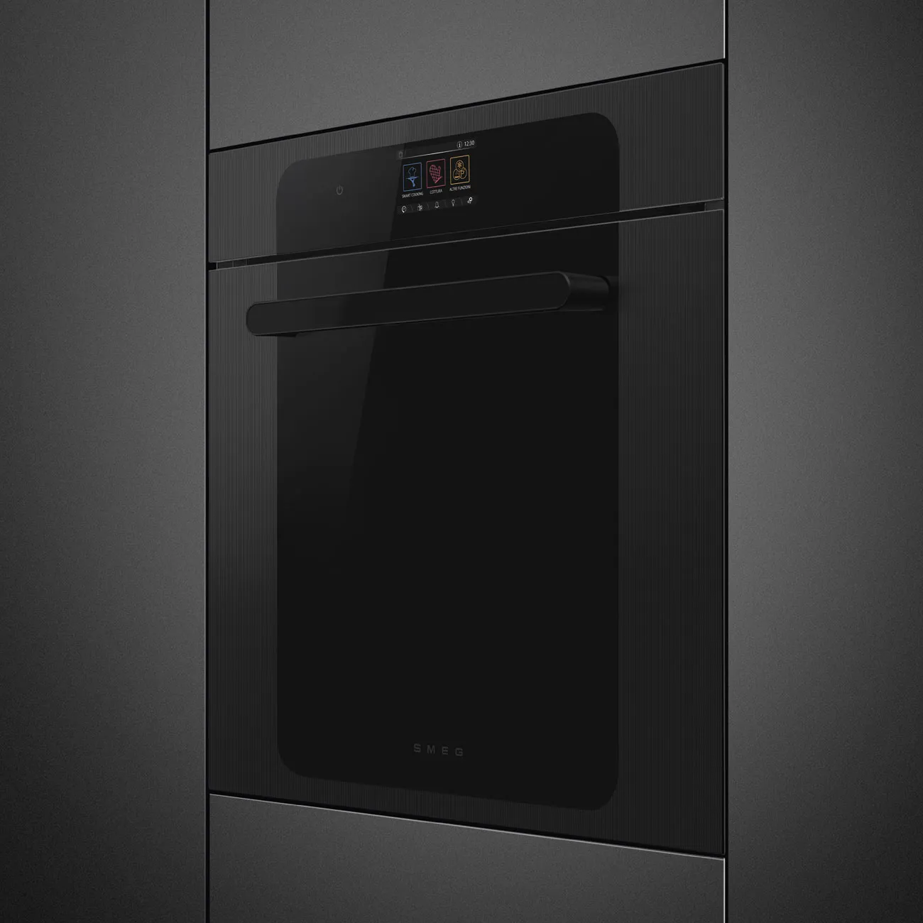 Smeg SOP6204S2PB Einbau-Dampfbackofen Schwarz