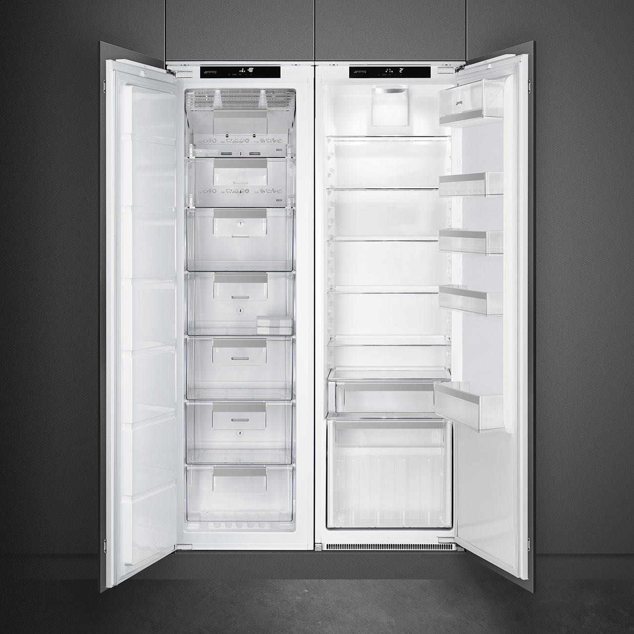 Smeg S8L174D3E Einbau-Kühlschrank Weiß