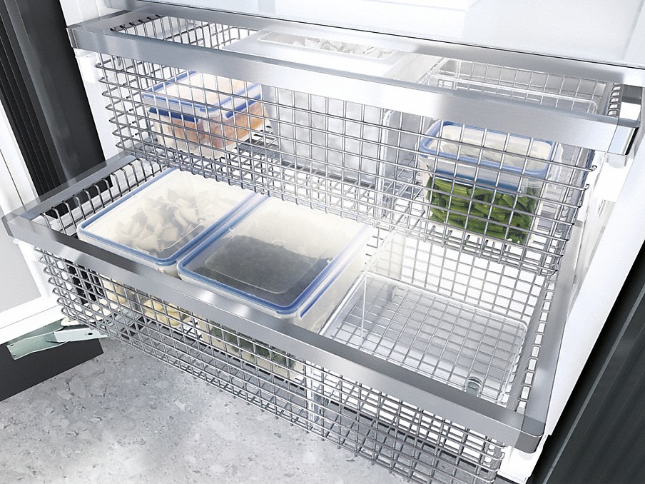Miele Mastercool No Frost Zwei Gefrierfächer in einem Miele Mastercool No Frost Gefrierschrank