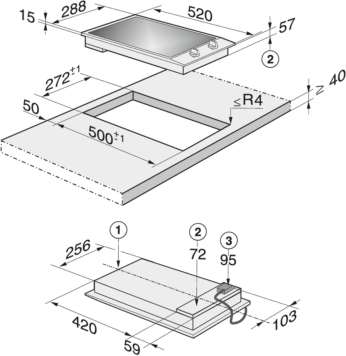 Miele CS 1112 E ProLine-Element Edelstahl