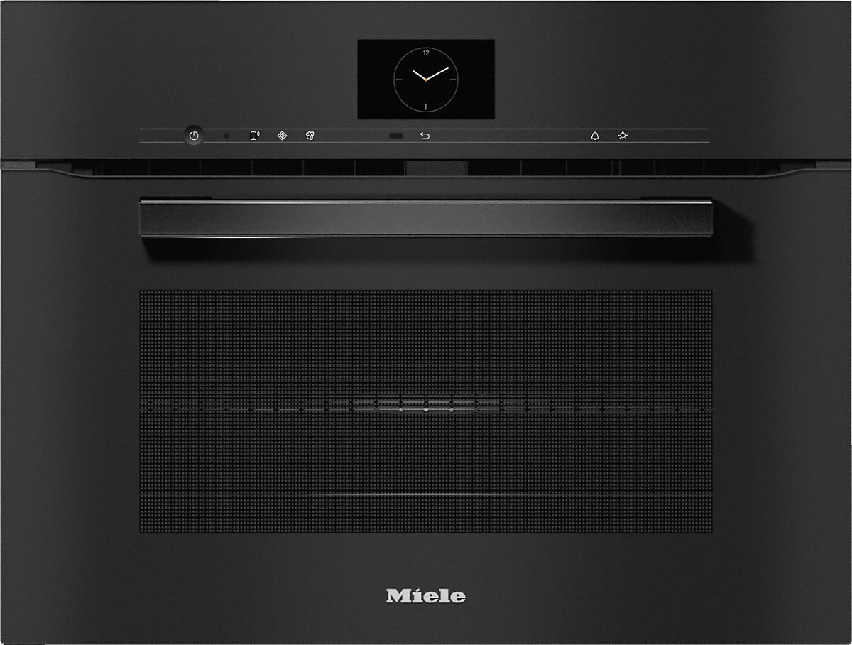 Miele H 7640 BM Kompakt-Backofen mit Mikrowelle Obsidianschwarz