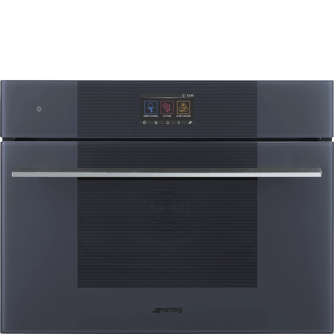 Smeg SO4104M2PG Einbau-Backofen mit Mikrowellenfunktion Neptune Grey