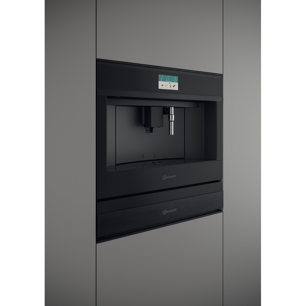 Bauknecht KMT11 F45 Einbau-Kaffeevollautomat Schwarzglas