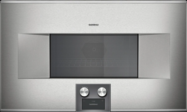 Gaggenau BM485110 Einbau-Backofen mit Mikrowellenfunktion Edelstahl