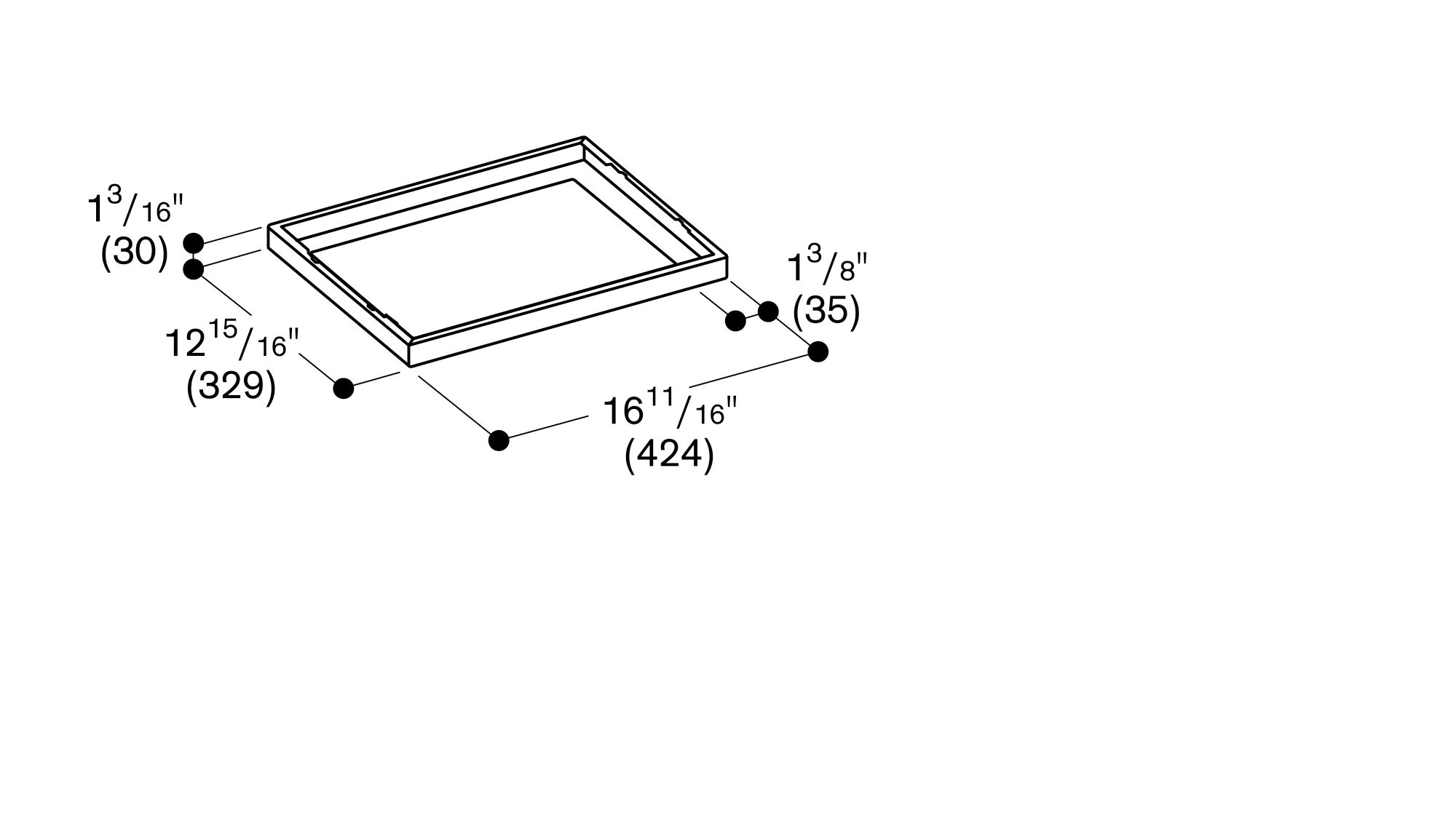 Gaggenau AD220396 Deckenkranz 