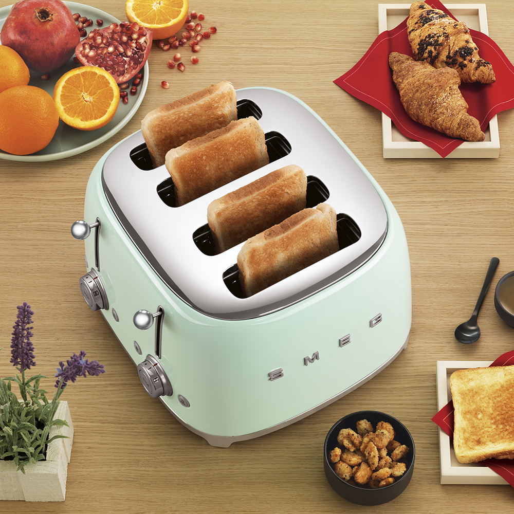 Smeg TSF03PGEU Toaster pastellgrün