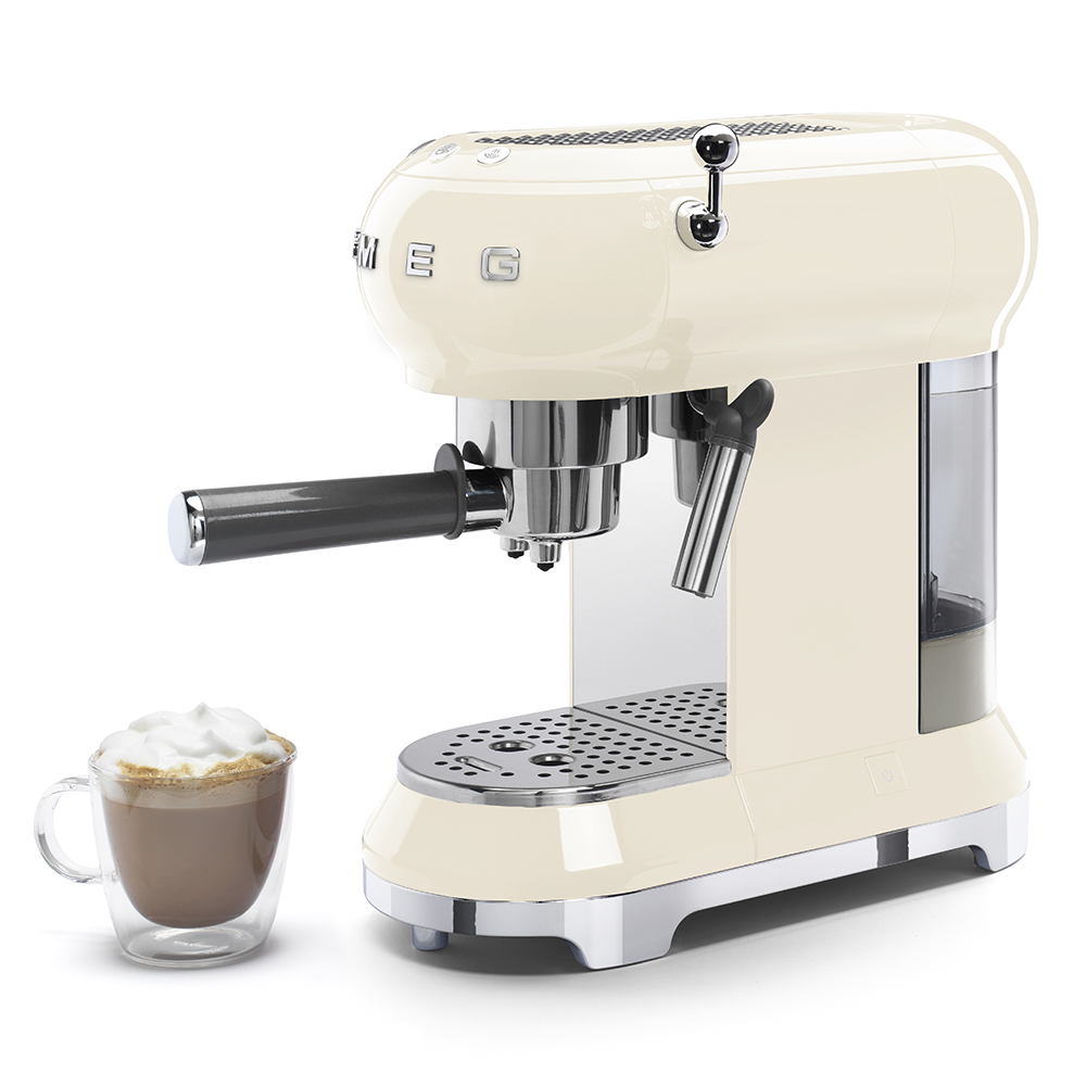 Smeg ECF02CREU Espresso-Kaffeemaschine Creme