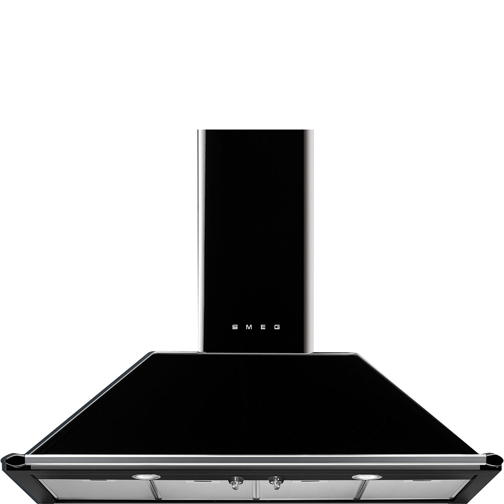 Smeg KT110BLE Wand-Dunstabzugshaube Schwarz