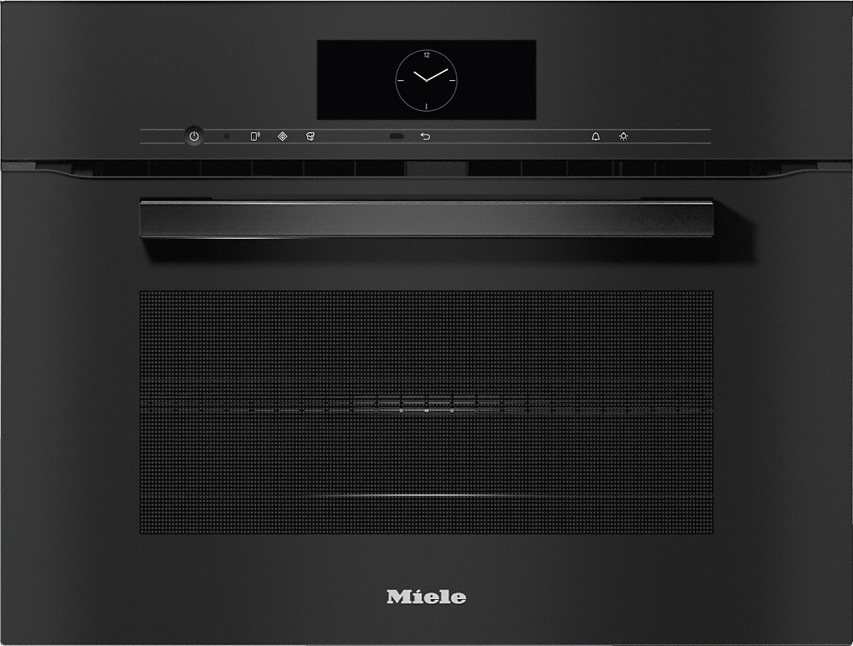 Miele H 7840 BM Kompakt-Backofen mit Mikrowelle Obsidianschwarz