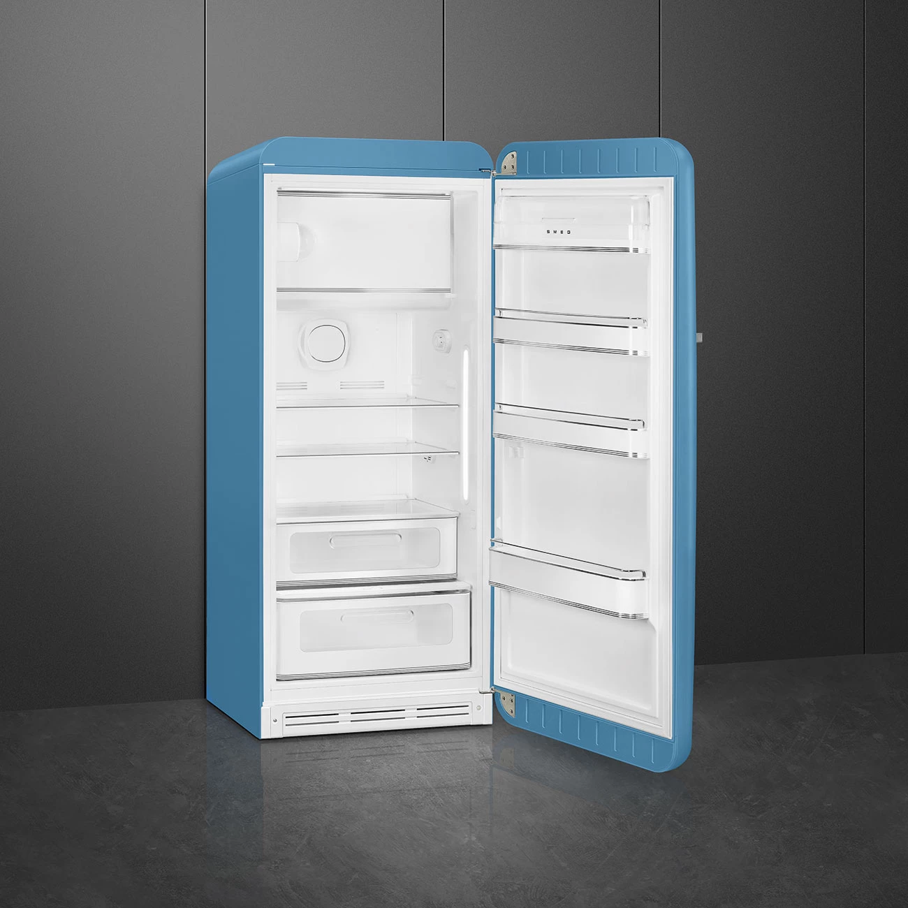 Smeg FAB28RDLB5 Stand-Kühl-Gefrierkombination Hellblau