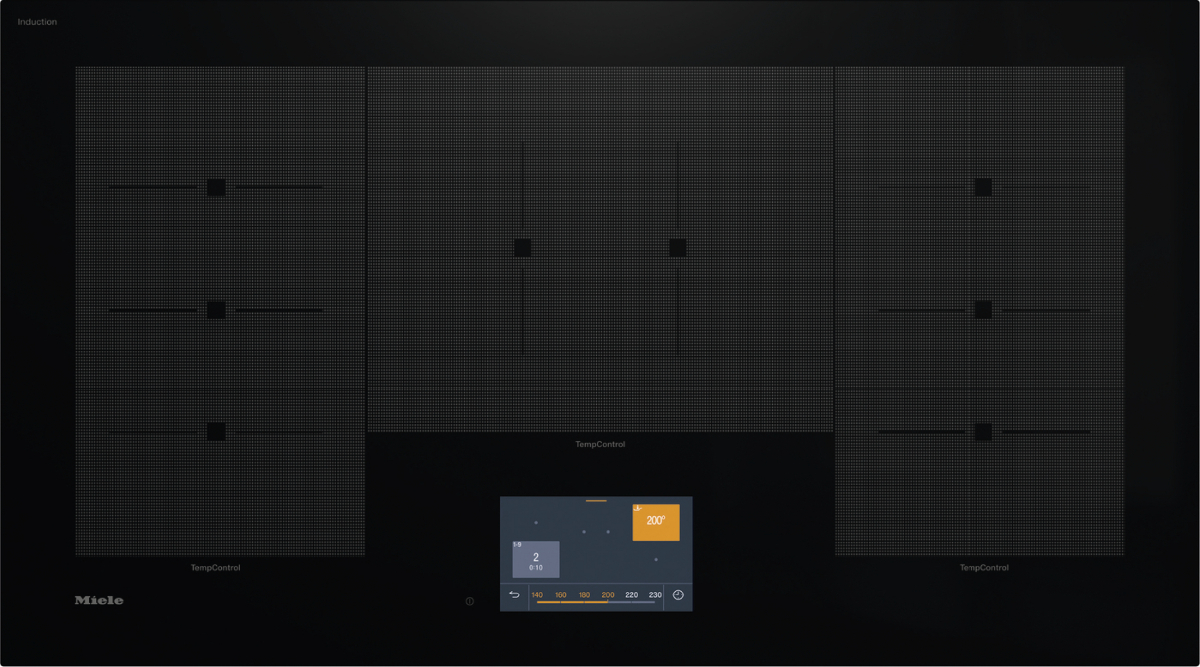 Miele KM 7999 FL Herdunabhängiges Induktionskochfeld Schwarz