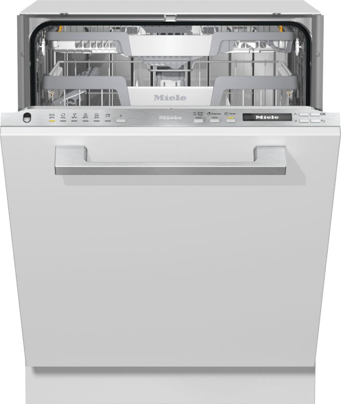 Miele G 7160 SCVi AutoDos Vollintegrierter Geschirrspüler Edelstahl