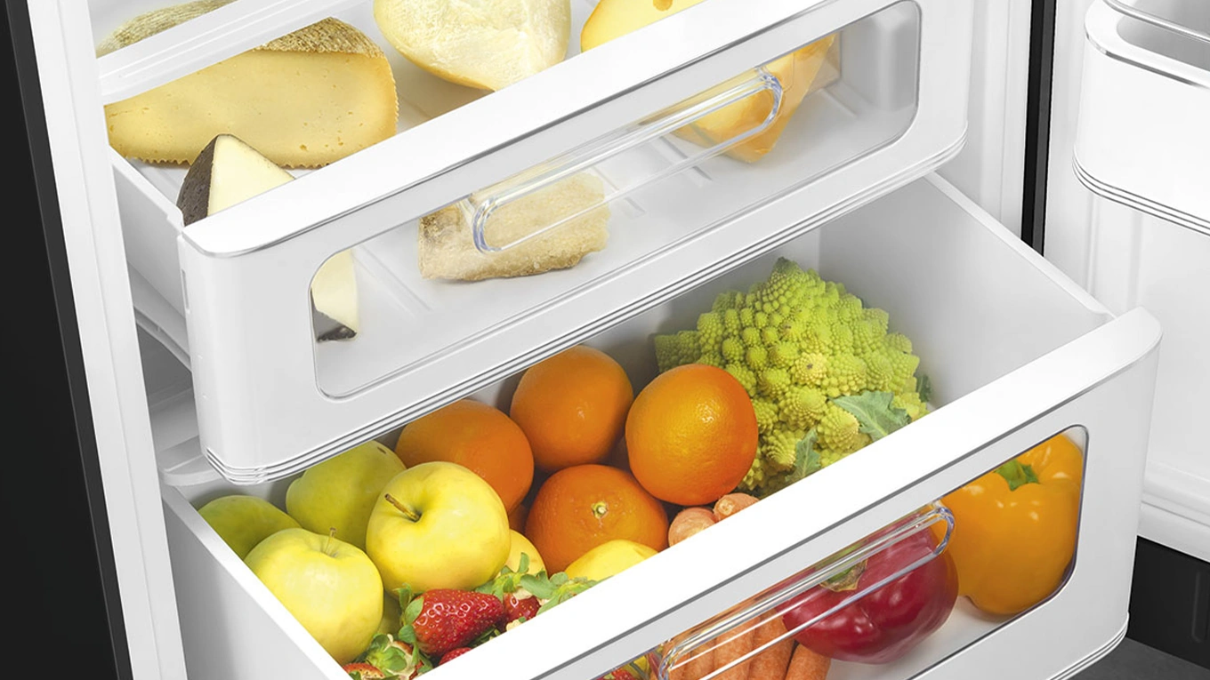 life plus 0 grad schublade mit obst und gemüse