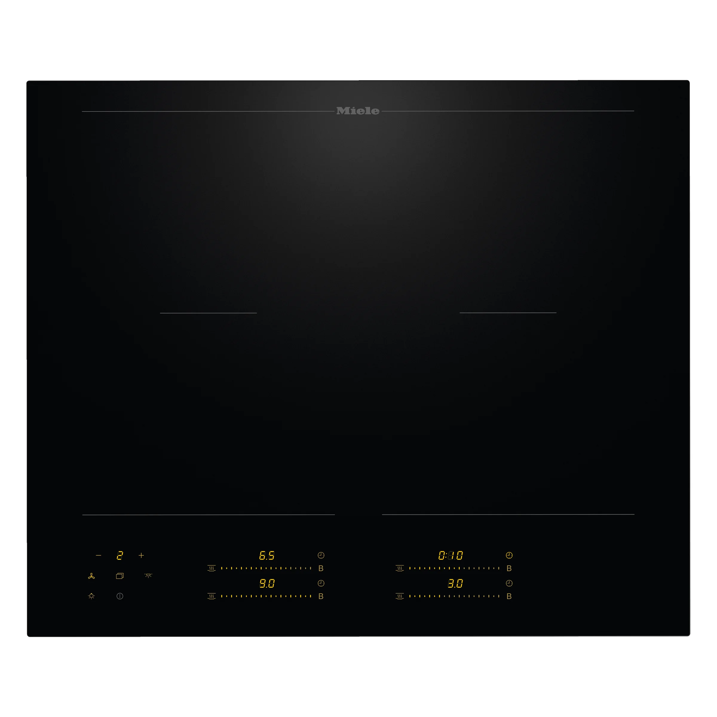 Miele KM 8565 FL Herdunabhängiges Induktionskochfeld Schwarz