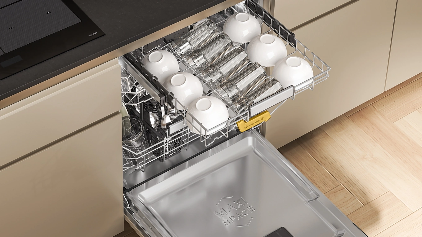 bauknecht maxiclean geschirrspüler spaceclean schublade im bauknecht maxiclean geschirrspüler