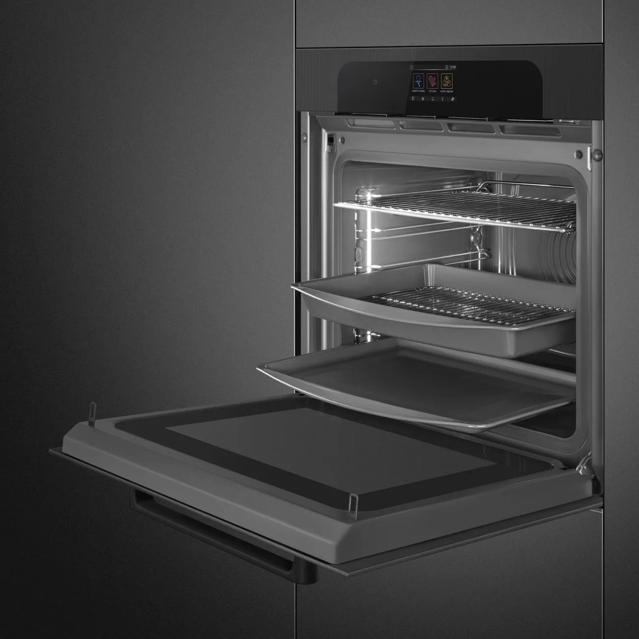 Smeg SO6204APB Einbau-Backofen Schwarz