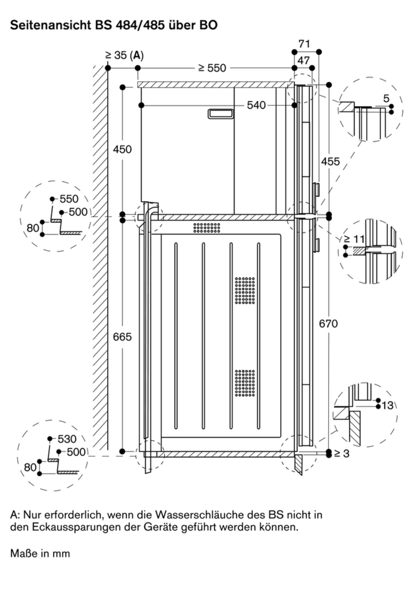 Gaggenau BS485112 Einbau-Dampfbackofen Edelstahl