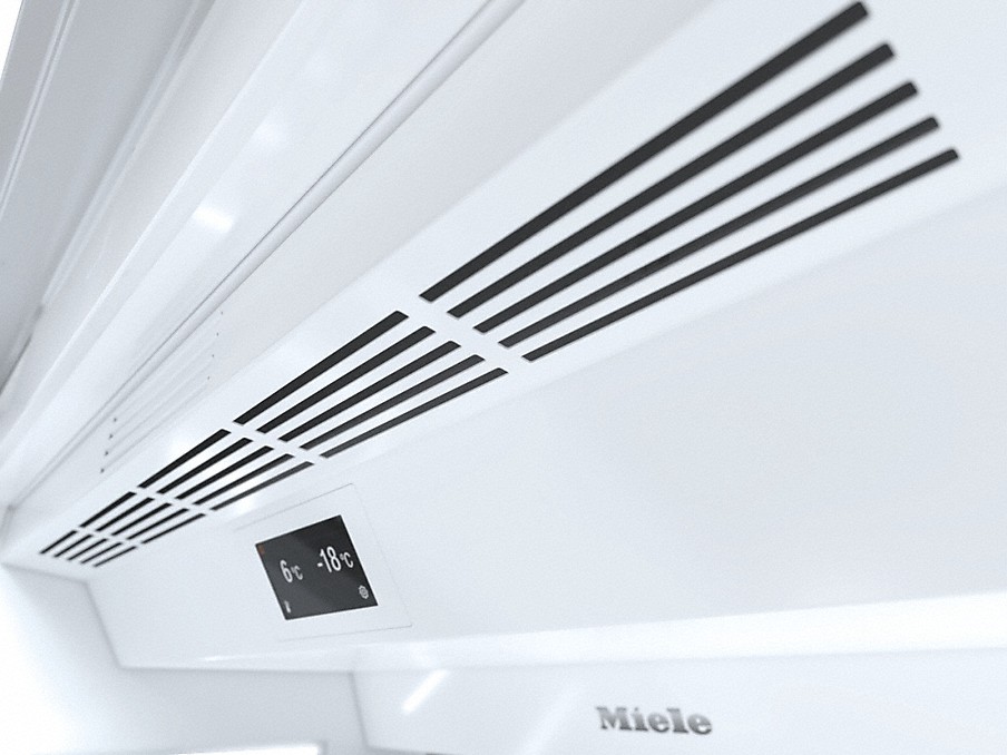 Miele Mastercool DynaCool Kühlschrank Miele Dynacool Lüftung in einem Mastercool Kühlschrank