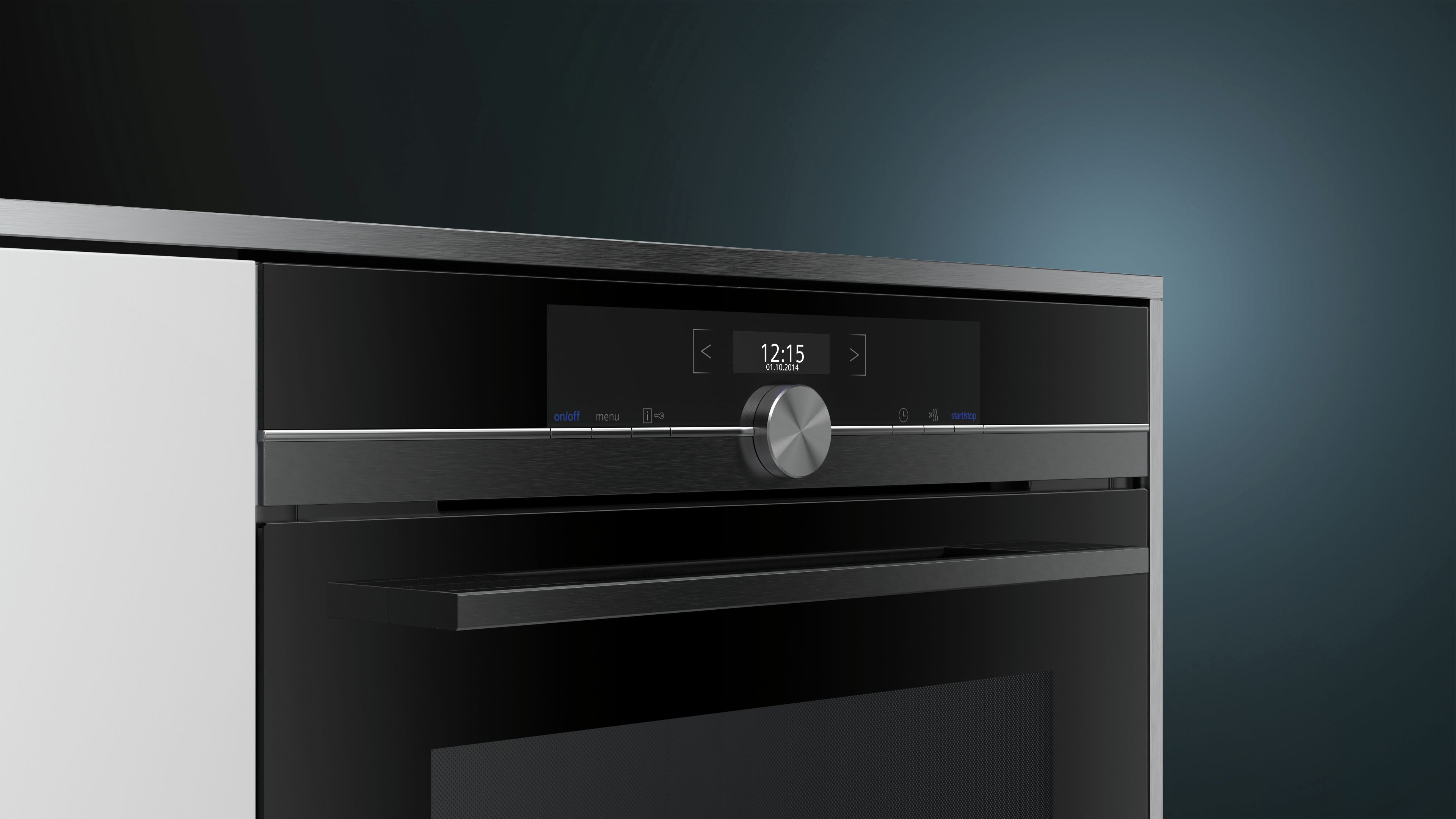 Siemens CD834GAB0 Einbau-Dampfgarer Schwarz
