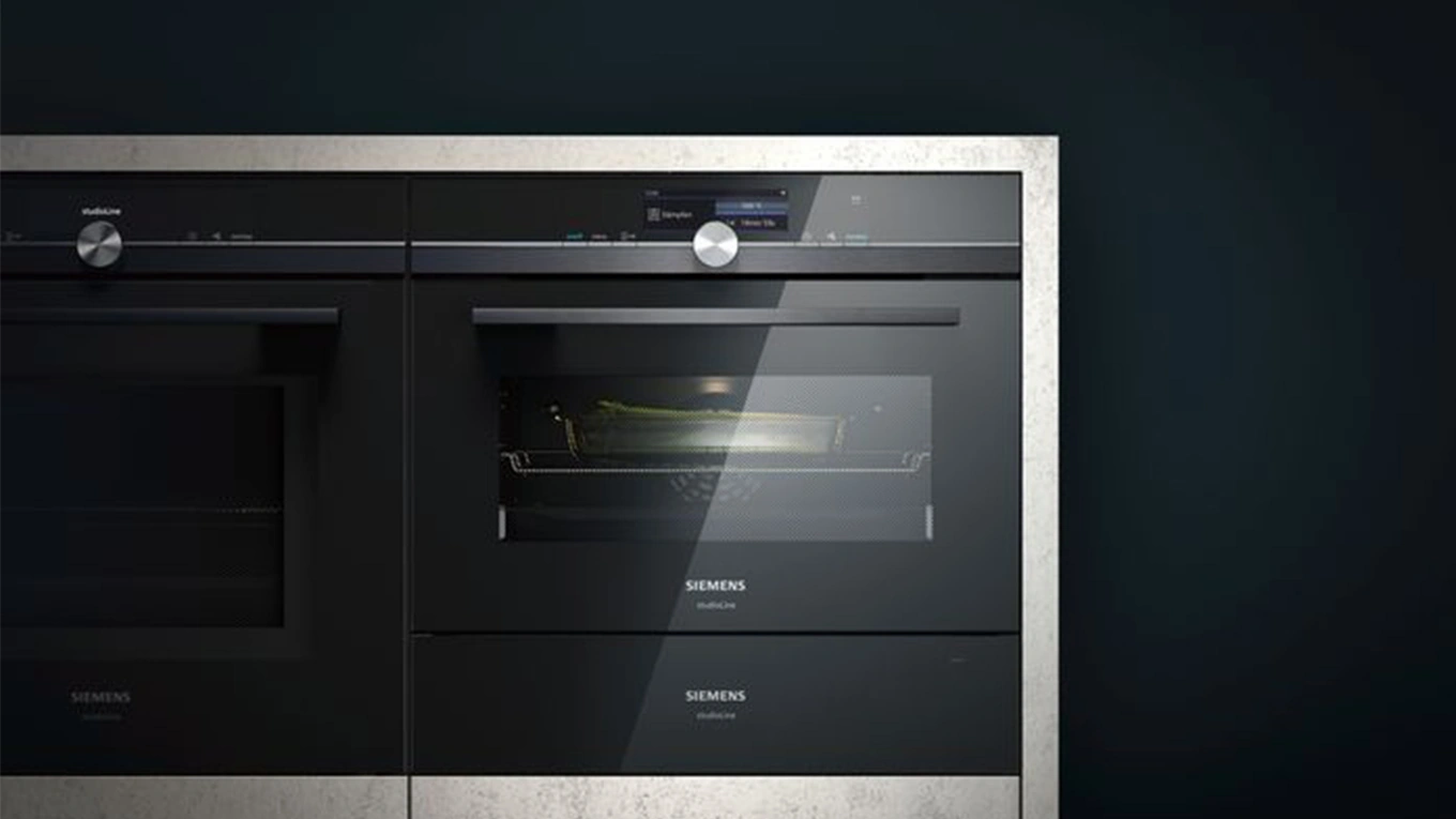 Siemens studioLine Backofen schwarzer siemens studioline backofen