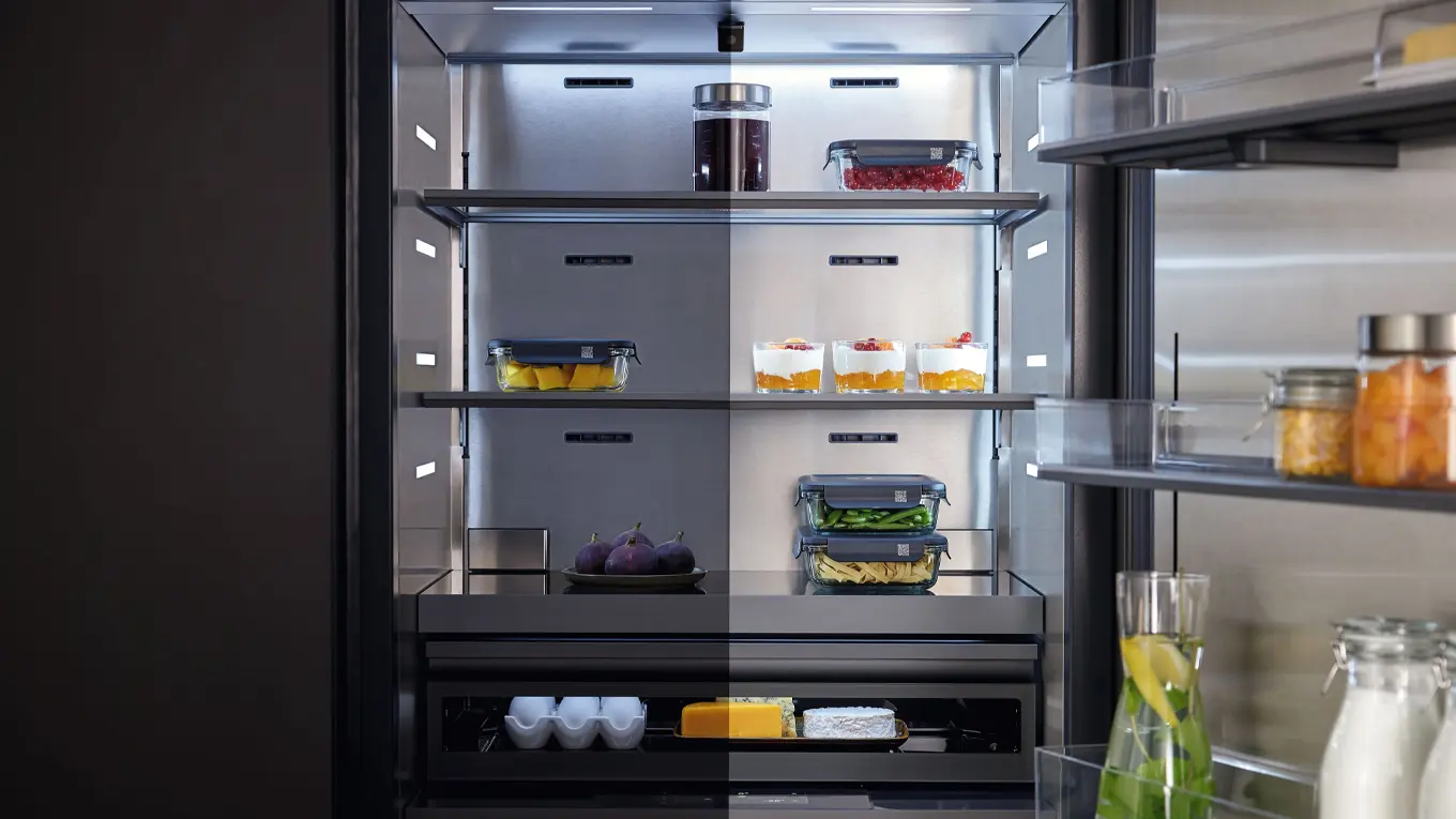dimmbares licht im miele kühlschrank mastercool