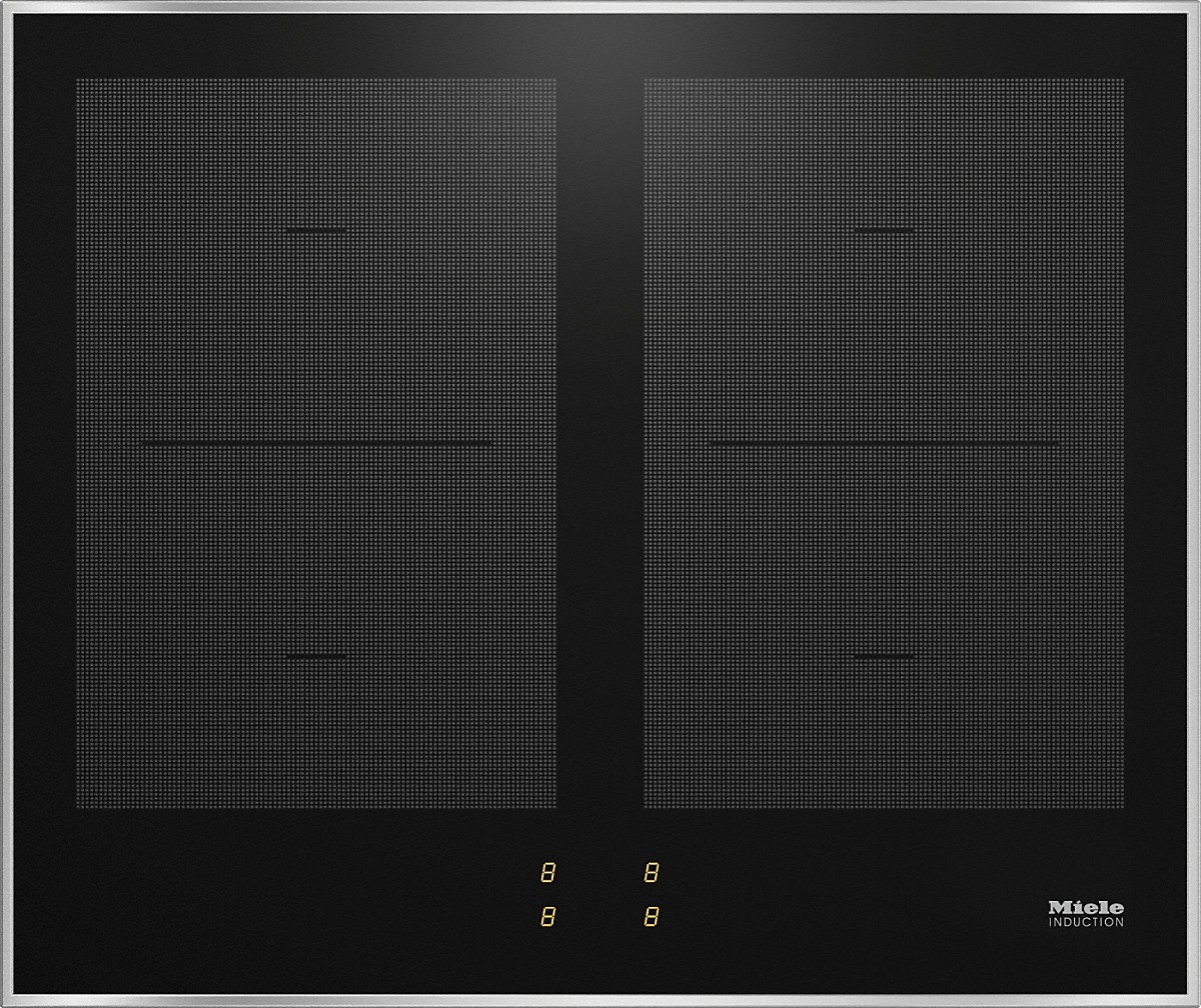 Miele KM 7005 FR Herdgesteuertes Induktionskochfeld Edelstahl