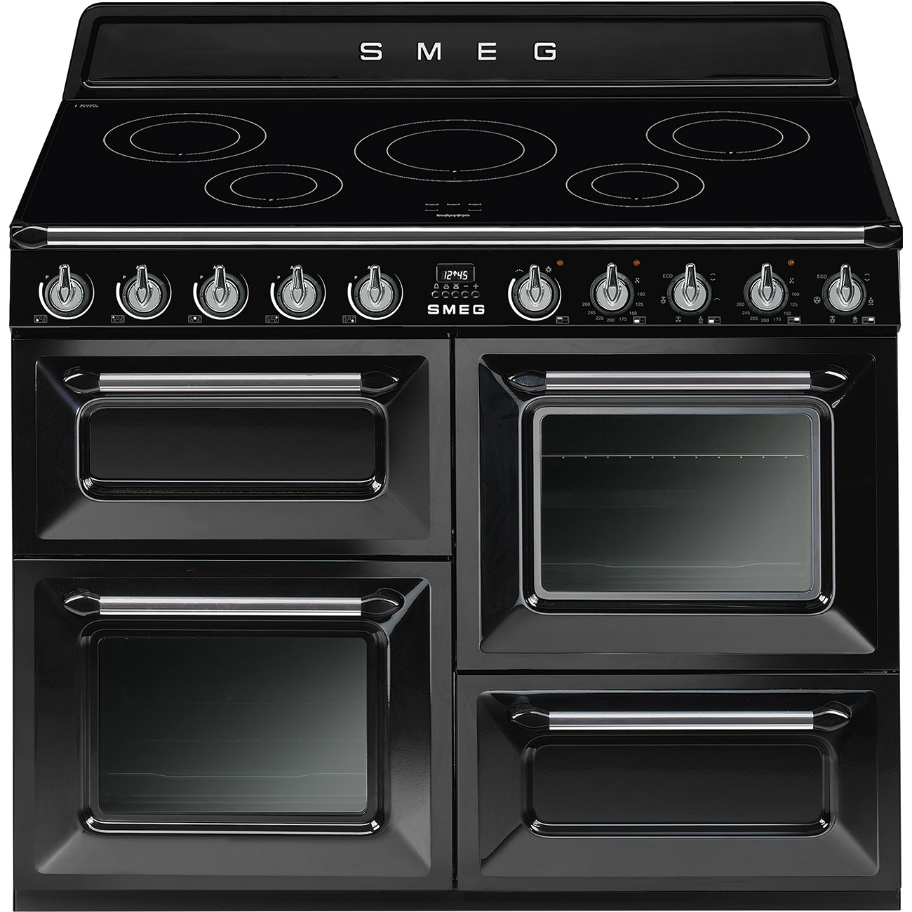 [Zweite Wahl] Smeg TR4110IBL2 Stand-Herd Schwarz 
