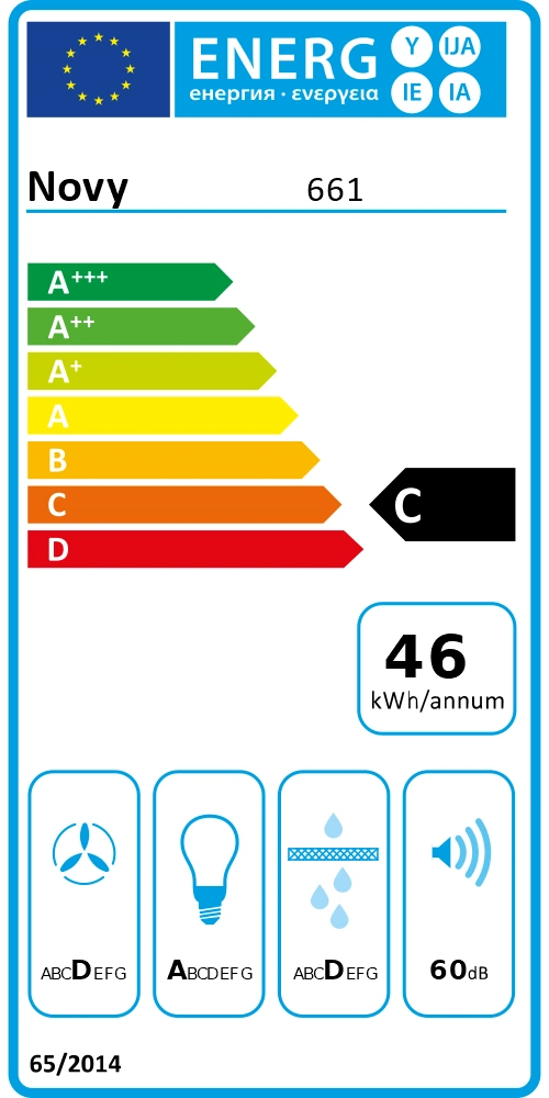 Energieklasse C - Vollständiges EU-Energielabel