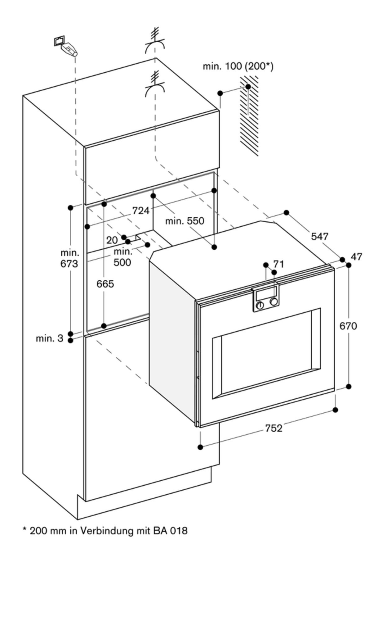 Gaggenau BO480112 Einbau-Backofen Edelstahl