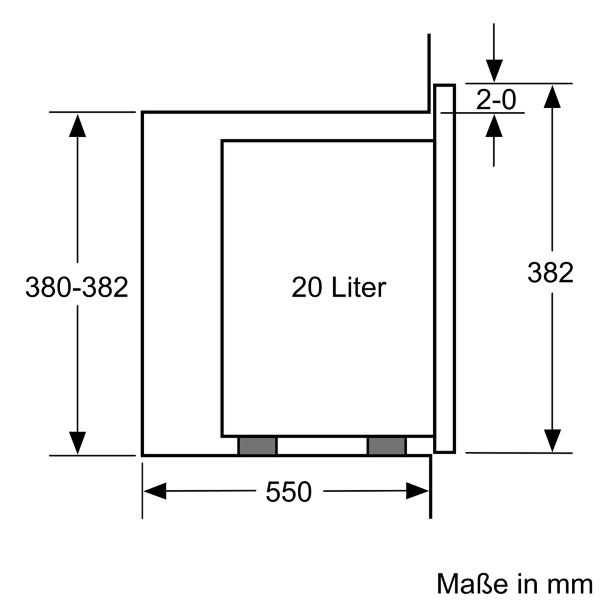 Siemens BF525LMW0 Einbau-Mikrowelle Weiß