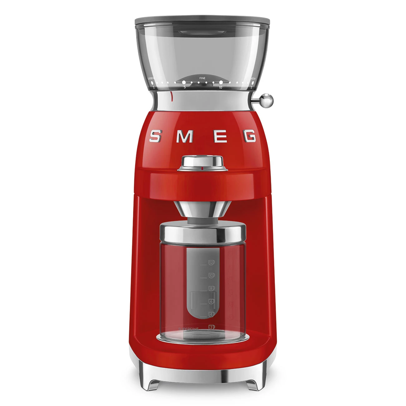 Smeg CGF03RDEU Kaffeemühle Rot