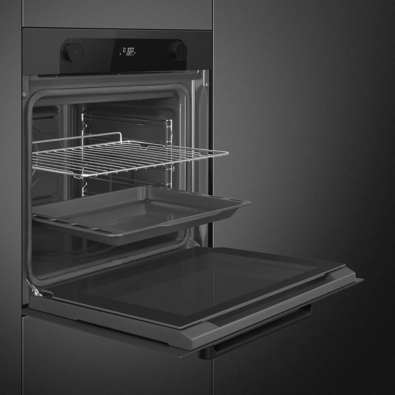 Smeg SFP6201TB Einbau-Backofen Schwarz