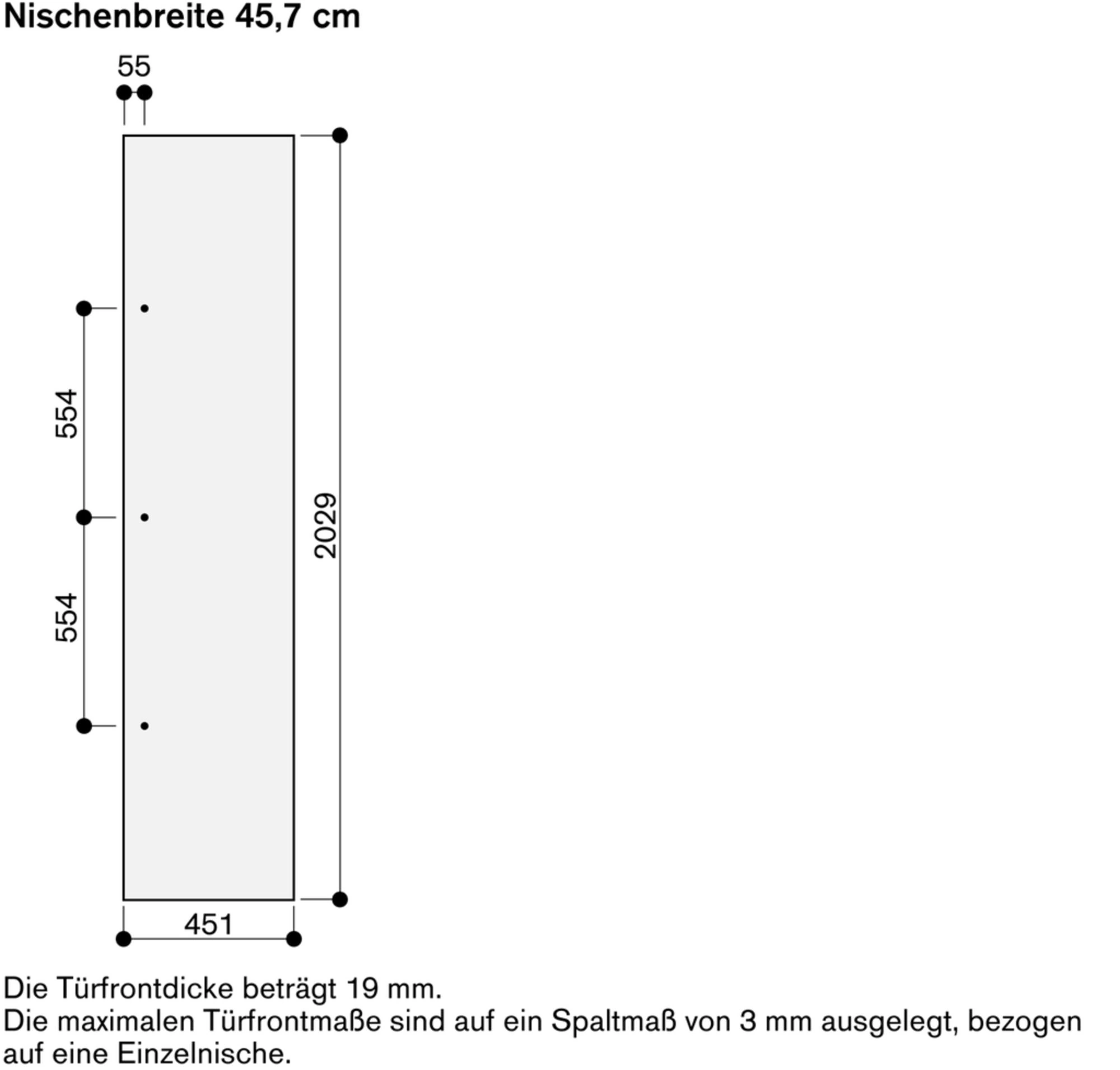 Gaggenau RA421110 Türfront Edelstahl