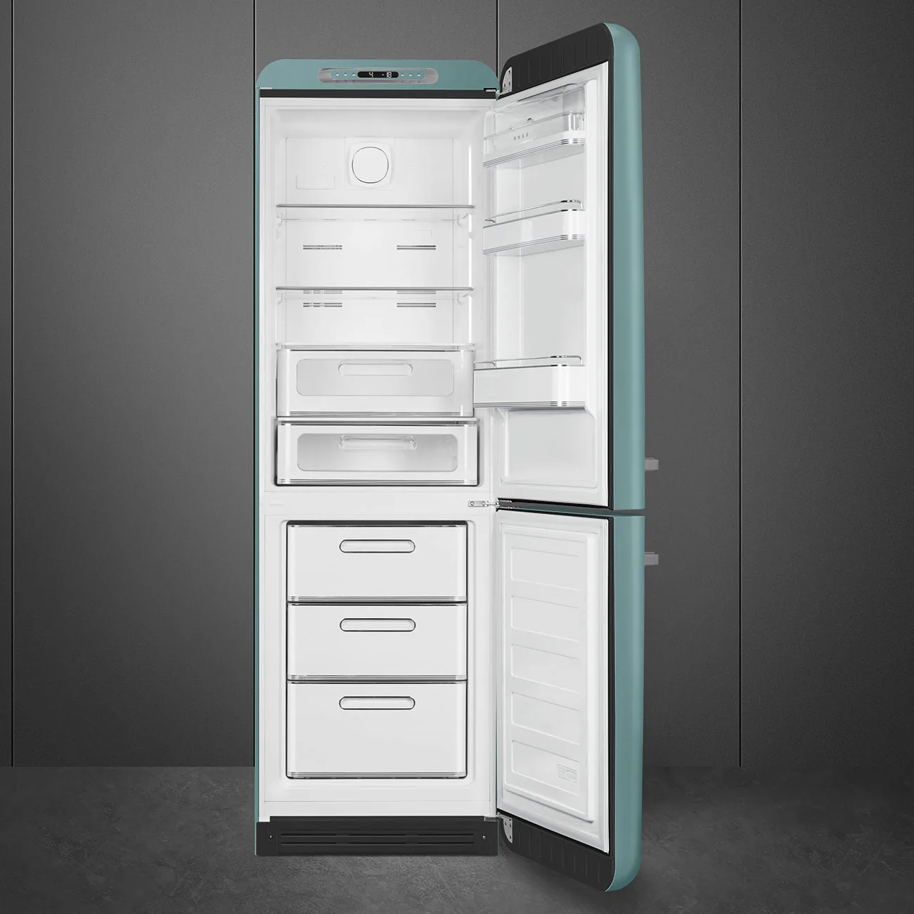 Smeg FAB32REGM6 Stand-Kühl-Gefrierkombination Emerald Green-Matt